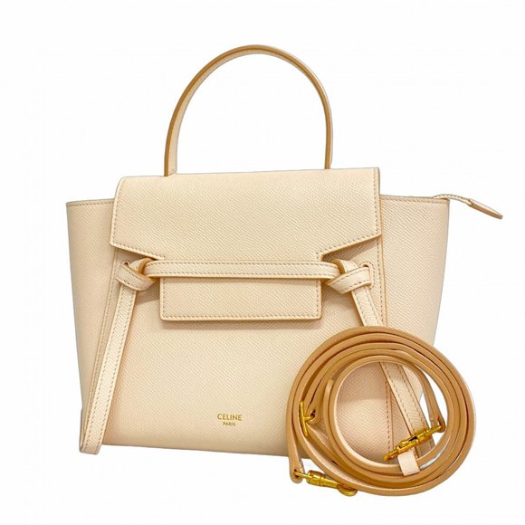 CELINE Beige Leather Bag - Picture 1 of 13
